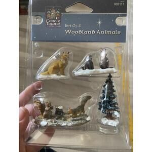 Lemax 2001 Carole Town 12516 - Woodland Animals - Christmas Village Accessories
